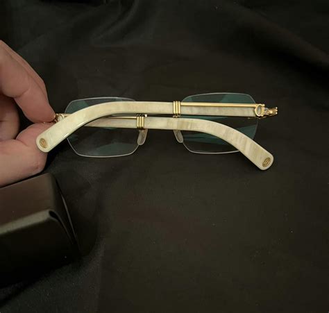 cartier buff frames|authentic cartier buffalo horn.